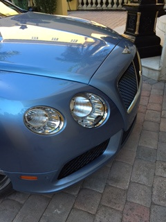 Bentley front grille detail