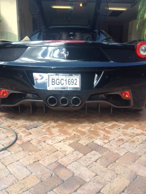 Ferrari rear detail